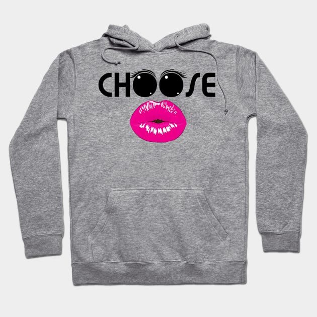 Choose kisses and kindness Hoodie by All About Nerds